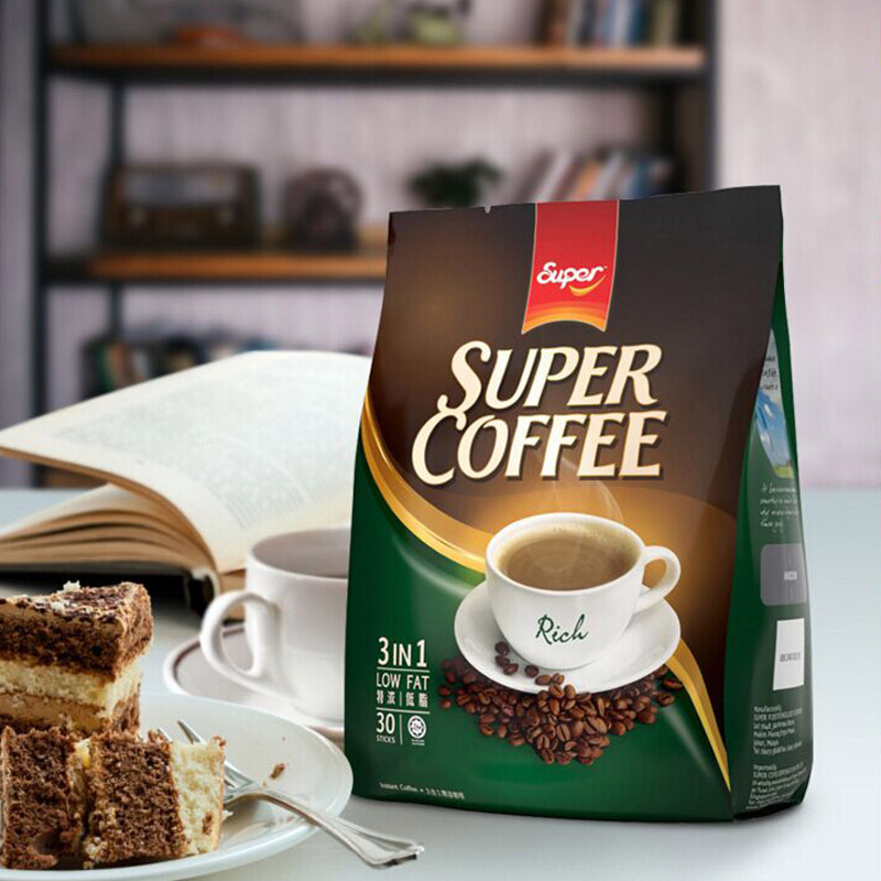 New packaging 2 sacks of 5 packets Malaysia superb Super 3 fit 1 special espresso coffee instant white coffee 600g