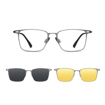 LOHO sunglasses can be worn with myopia glasses womens polarized driving special mens sunglasses clip with degree LH09028