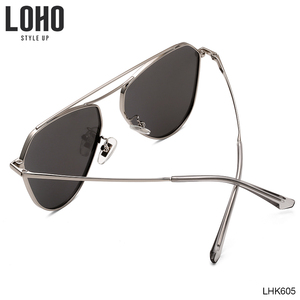 LOHO男女时尚墨镜圆脸网红款个性眼镜偏光太阳眼镜潮流新款LHK605