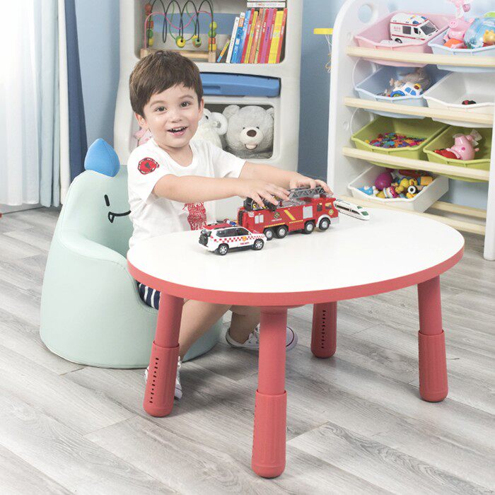Children Study Table Baby Sofa Peanut Table Non-slip Kindergarten Toy Game Table And Chairs Suit Combination Can Lift