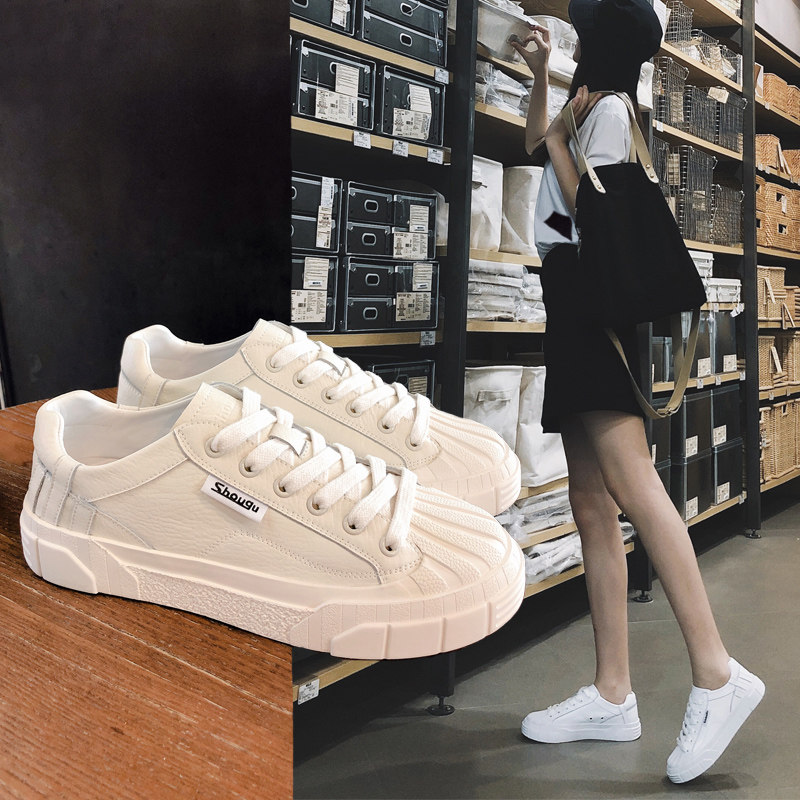 High Quality is simple and unmediocre to hold up your entire wardrobe @ Little white shoes skin thick and thick 1