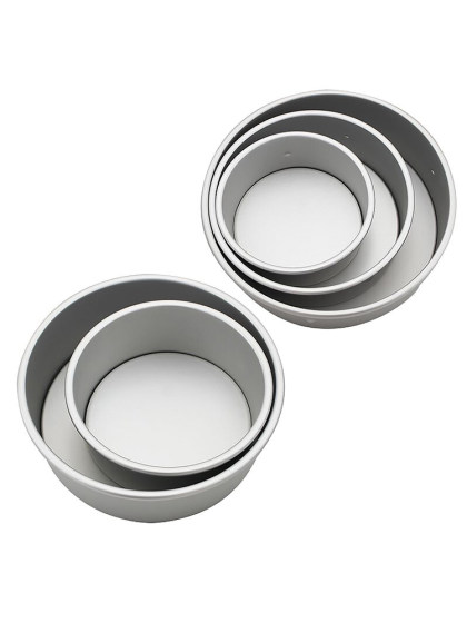 三能烘焙戚风阳极活动模4 5 6寸8 10 12寸14 16 18寸圆形蛋糕模具