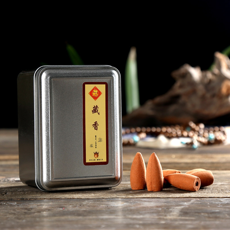 Juyi back flow incense burner Tibetan laurel flower wormwood health aroma Agarwood long time back flow incense long fragrant grain large size