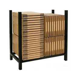 Household Cardboard Storage Rack, Industrial Warehouse Cardboard Placement Rack, Express Delivery Box Packing Box Display and Storage Organizer Rack