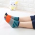 Vớ năm ngón cho trẻ em Bốn mùa cotton boy và girl cotton toe toe quần tất len không bàn Vớ