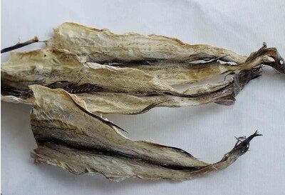 Yanbian specialty Korean dried Mingtai fish skin Mingtai fish skin dry stick fish skin 250g 2 catties dry goods