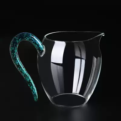 Japanese high-end glass Road Cup with tea leak filter heat-resistant tea divider Tea Sea single thatched cot set