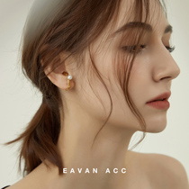 EAVAN ACC Elliville French advanced temperament earless ear hole pearl ear hanging asymmetric retro ear clip