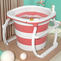 Adult bath tub Adult foldable bath tub Bath tub Plus high Childrens bath tub Full body round bath tub Household