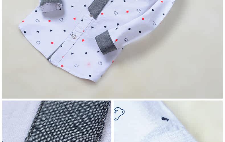 Chemise garcon à manche longue - Ref 2074690 Image 32