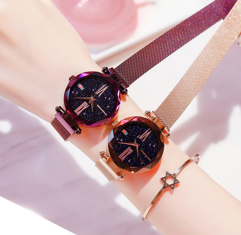 Valentine's Day Gifts Starry Sky Watches Lady Fashion Trends Waterproof 2022 New Korean version of the female watch female