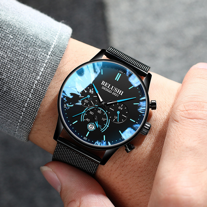 Trendy watches Male Swiss watches Mechanical watches fully automatic start high school students watches electronic quartz watches men