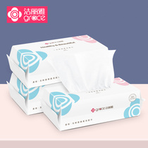 Lilyya disposable wash face towels pure cotton non-woven fabric dry and wet dual purpose clean face remover wet dressing cosmetic towel 3 Packaging