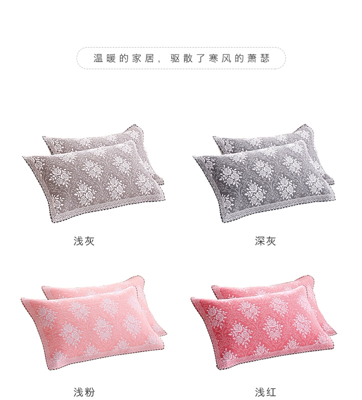 Gói khăn gạc Jie Liya Một cặp khăn trải giường bằng vải cotton đôi dành cho người lớn