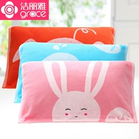 Jie Li Ya Gối Cotton Dày Tăng Hoạt Hình Dễ Thương Mềm Bốn Mùa Thoáng Băng khăn gối