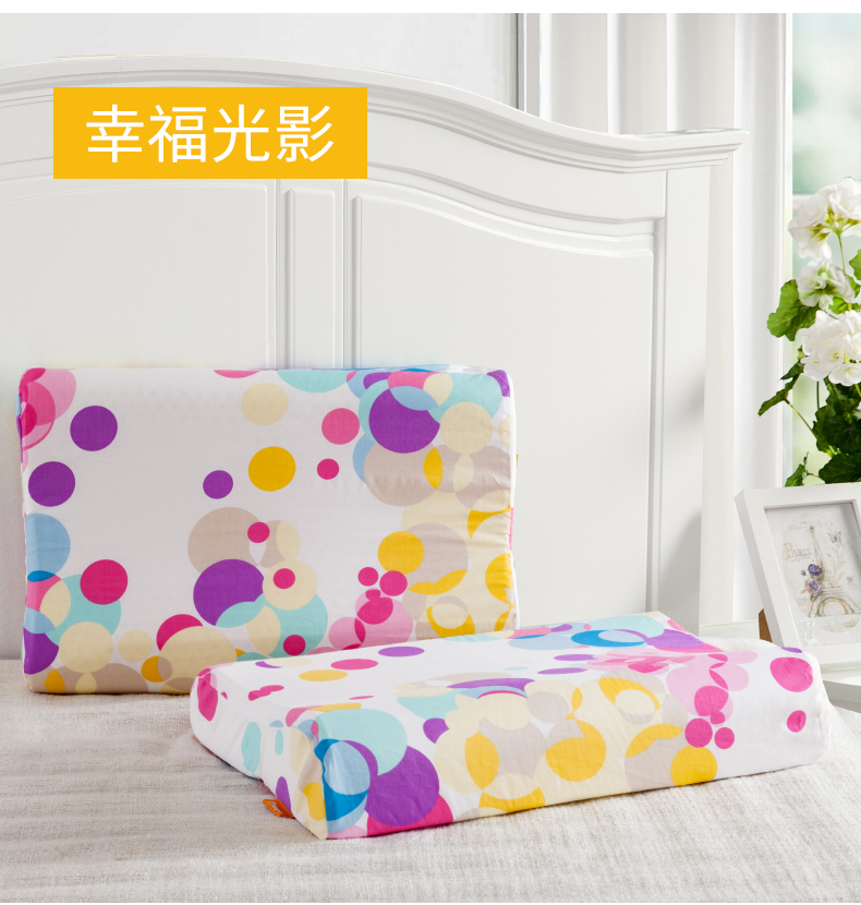 Một cặp 39 cotton trẻ em gối cao su gối bông bé bộ nhớ gối bìa 35 mùa hè 30x50 dành cho người lớn 40 60