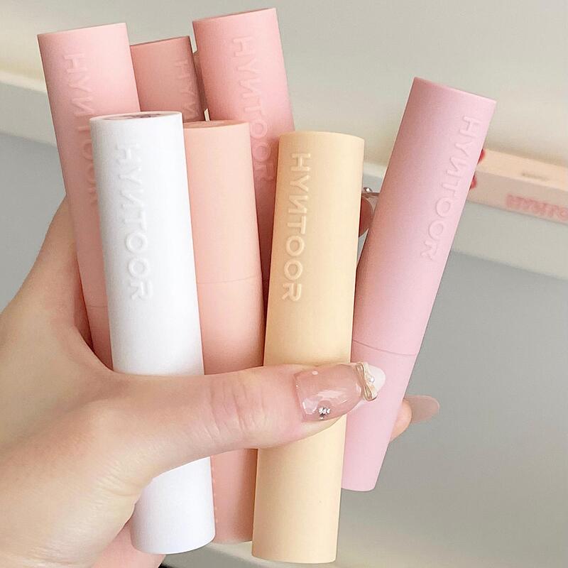 Macaron New Color~ Black Rabbit Lip Mud 200 Skin-Like Purple Matte Lip Glaze, Brightening Spring and Summer Nude Lipstick Velvet
