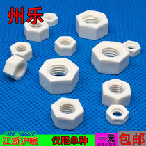 PP nut polypropylene plastic hexagonal insulated plastic nut polypropylene anti-corrosion acid and alkali resistant nylon nut