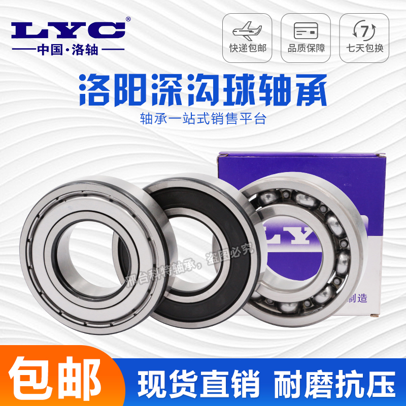 Luoyang Bearing LYC 6200 6203 6203 6204 6205 6206 RS RZ motor bearing