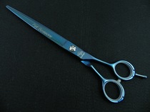 Pet scissors WQ2-75 (7 5-8 0) pet grooming dog hair trimming straight scissors flat scissors