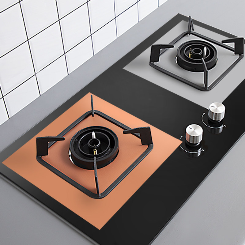 Japan kitchen gas cooker anti-oil mat gas stove table high temperature resistant washable hearth anti-oil stain clean separating oil cushion