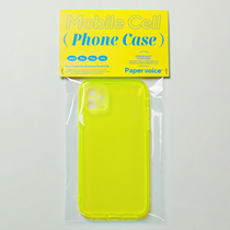 PAPERVOICE fluorescent transparent mobile phone case fine hole anti-fall all-inclusive colorful new model suitable for iphone11