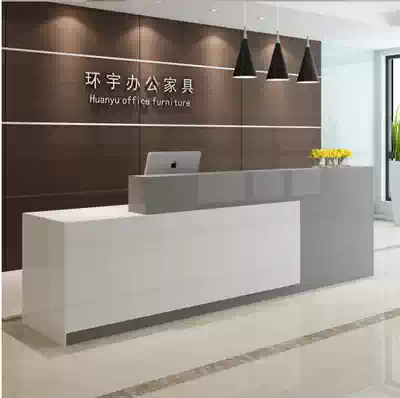 New front desk front desk front desk cash register counter bar counter simple modern welcome desk paint