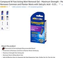 Special# American Compound W Wart Remover gel