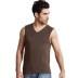 Cơ thể tự nhiên mùa thu và mùa đông nam còng vest hàng đầu Slim body ấm đồ lót vest vest chạm đáy vest 8227 - Áo ấm áo lót ren đẹp phụ nữ Áo ấm