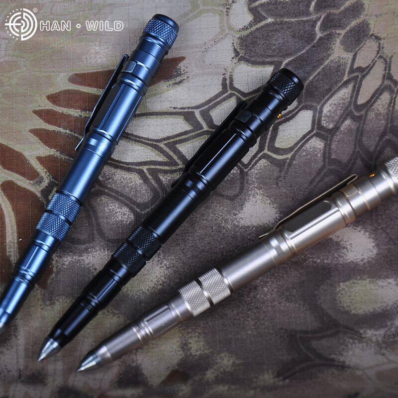 EDC equipped with multi-functional tungsten steel head tactical pen broken window lighting portable self-defense self-defense anti-wolf weapon