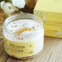 Laiwu Golden Osmanthus Mặt nạ mắt Cải thiện túi mắt tròn Dark Eye Chăm sóc mắt làm dịu nhẹ nâng cơ làm săn chắc 80 miếng kem mắt chống lão hóa