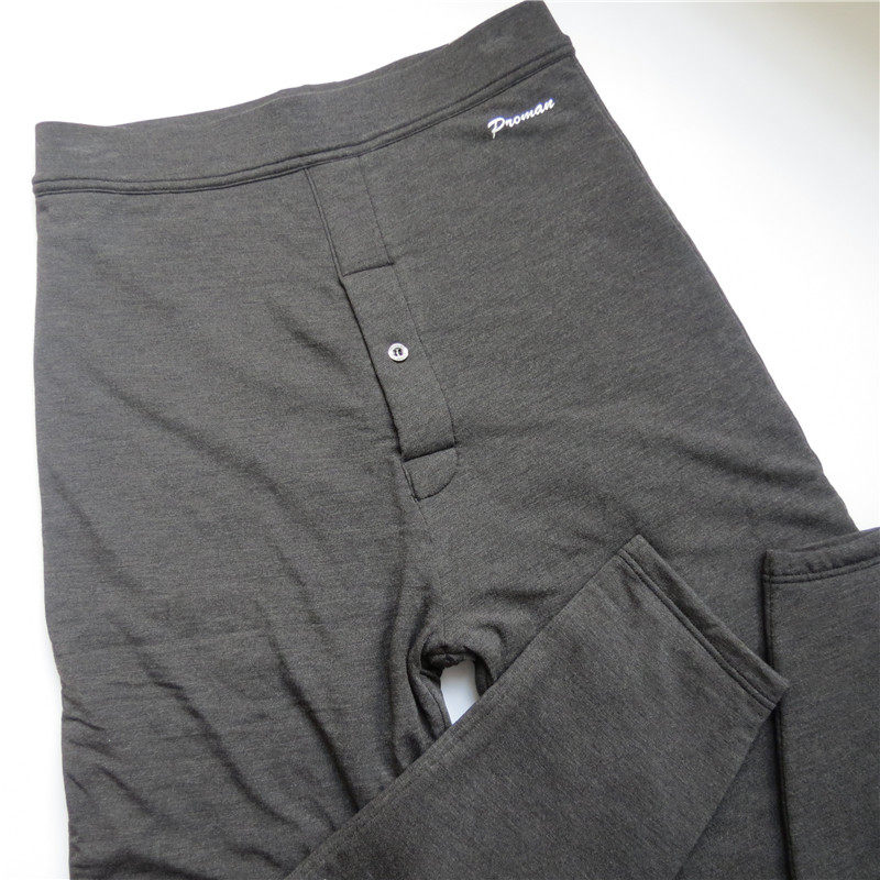 Giants warm pants men's mulberry silk thick warm trousers elastic thick double layer men's warm cotton pants MD17421