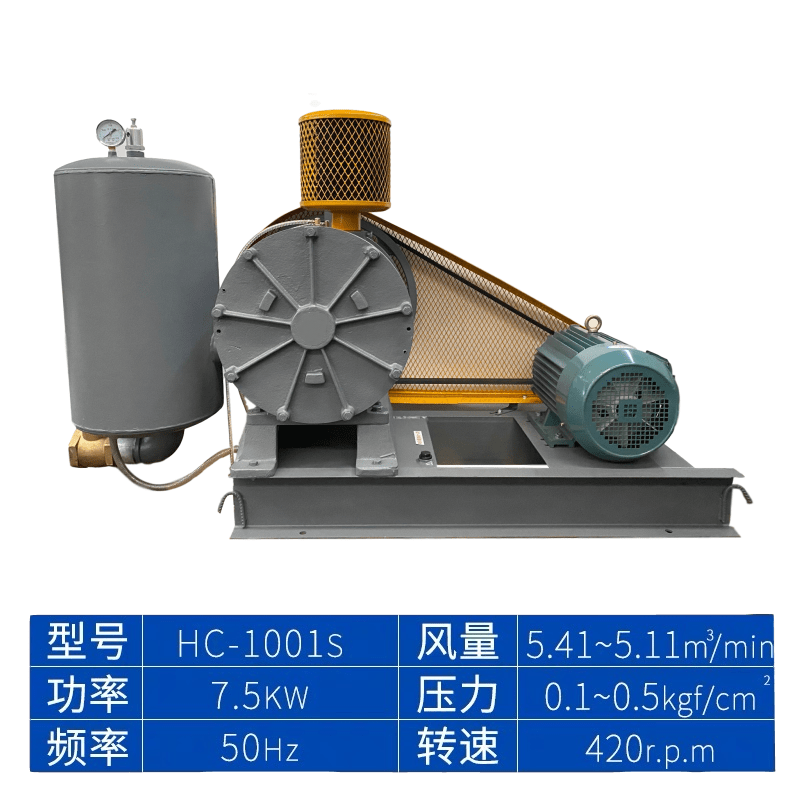 HC-1001S blower rotary ventilator sewage treatment aeration oxygenation high quality performance quality