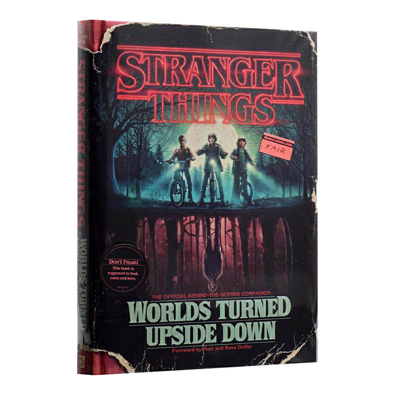 Английская оригинальная версия Stranger Things Worlds, перевернутые с ног на голову, Strange Story, Официальный путеводитель по закулисью, Набор, американская драма Netflix, художественный альбом в твердом переплете, английская версия Изображение 1