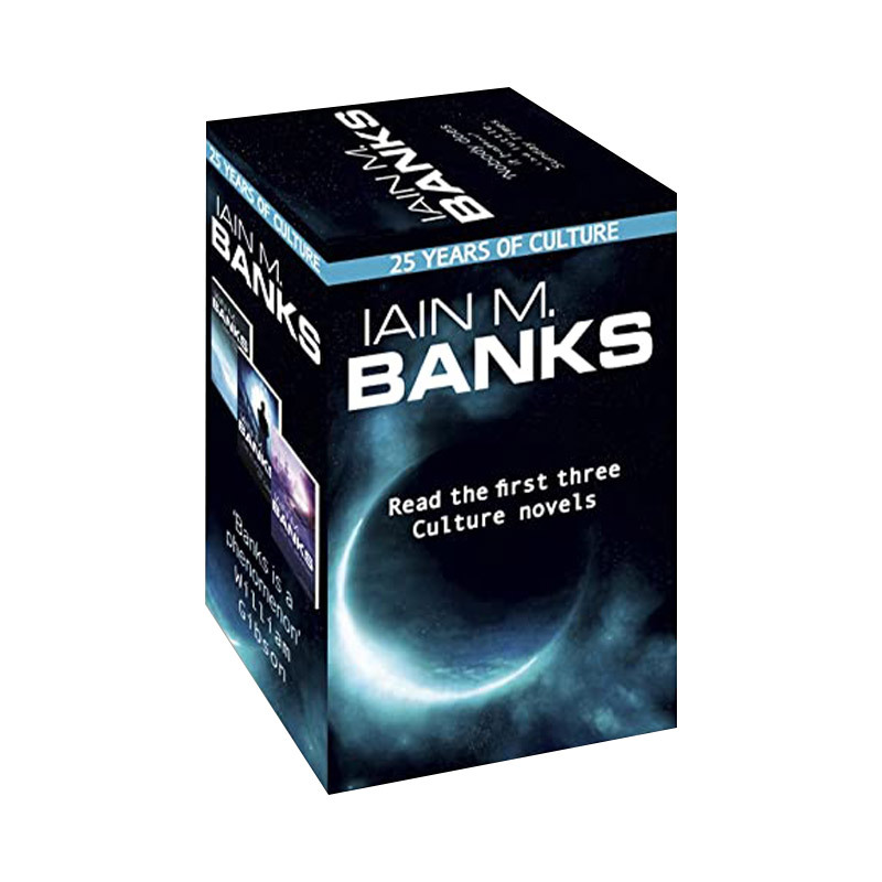 English Original Version Iain M. Banks Culture - 25Th Anniversary Box Set English Version Imported Original English Books