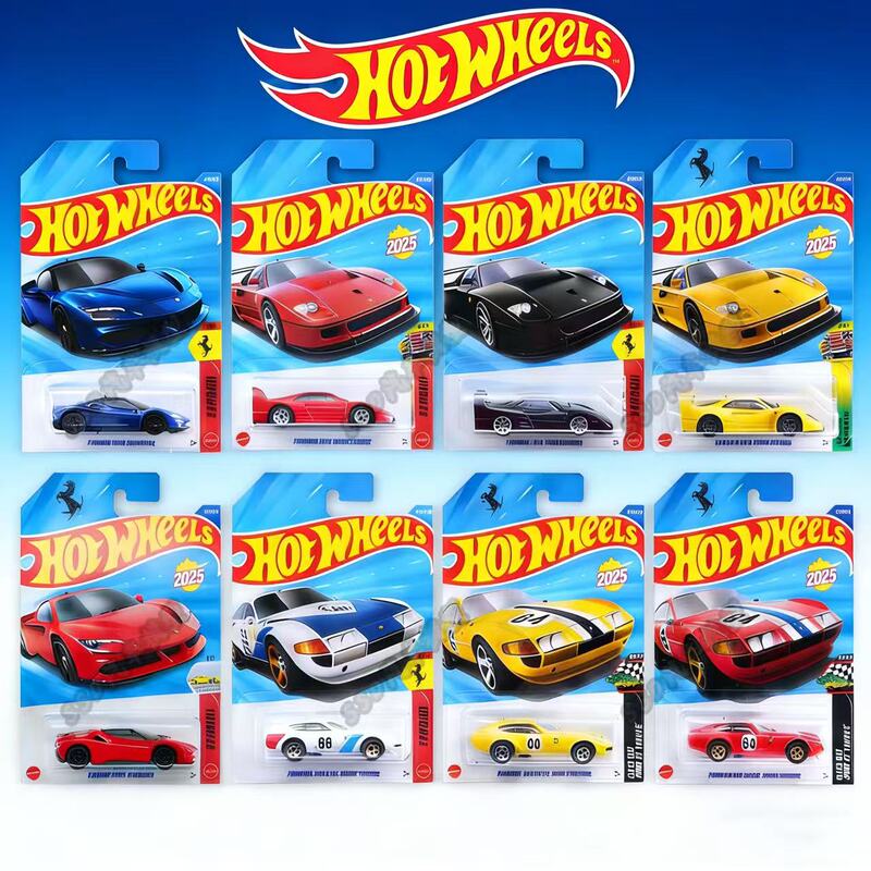 Hot Wheels Alloy Car Model Ferrari Sf90 F40 365Gtb Sports Car Model Children's Toy Car