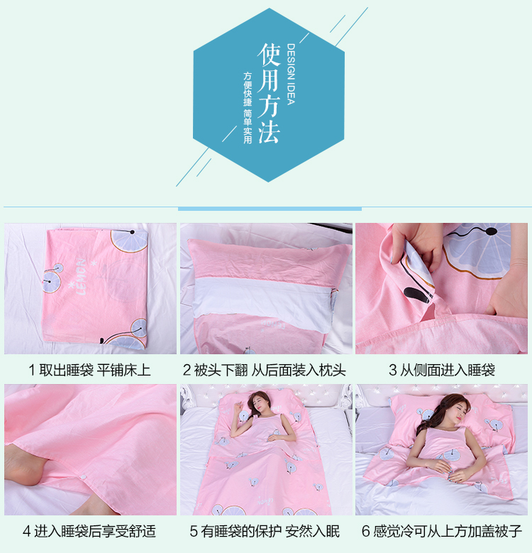 Bông du lịch khách sạn túi ngủ bẩn người lớn tàu khách sạn ngoài trời bông di động đôi vệ sinh đơn túi ngủ du lịch