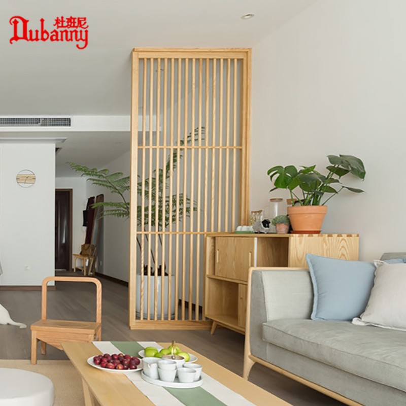 Screen partition Living room Jian Xuan Guan Guan Entrance Door Partition Wall Custom Office Solid Wood Solar Wood Screen