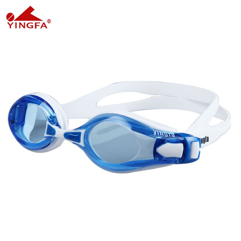 English Hair Swimming Goggles Men And Women High Definition Anti-Fog Ladies Big Box Professional Training Competition Universal Flat Light Swimming Glasses