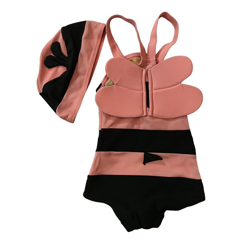 Children's swimsuit 1-6-year-old girl baby baby baby cute Korean princess girl spa connected swimsuit