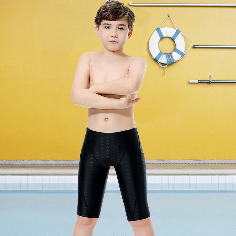 Swimming trunks Male children 50% pants CUHK Children's students Young Professional Competition Training Speed Dry Coach Recommended swimming trunks