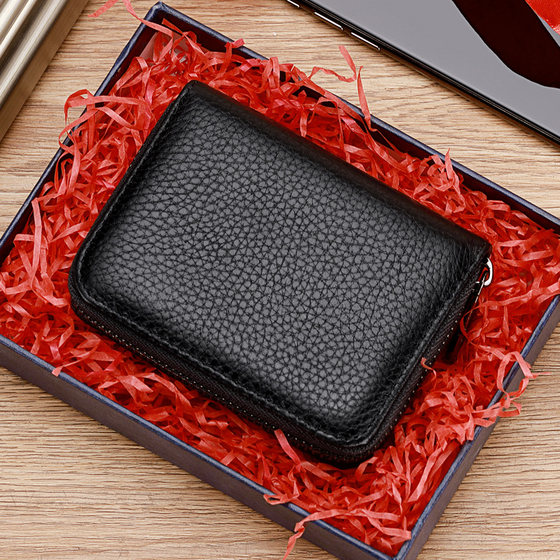 卡包男防消磁多卡位大容量银行卡套防盗刷零钱包女驾驶证证件卡夹