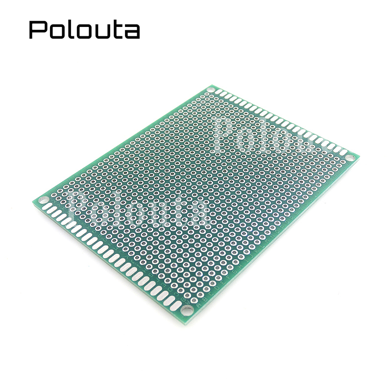 7 x 9cm hai mặt tấm dầu xanh hoàn toàn sử dụng bảng mạch board lỗ lớp thực nghiệm PCB board mạch.