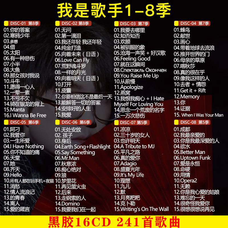 I am a singer selection collection car pop songs car music car cd disc disc without distortion sound quality