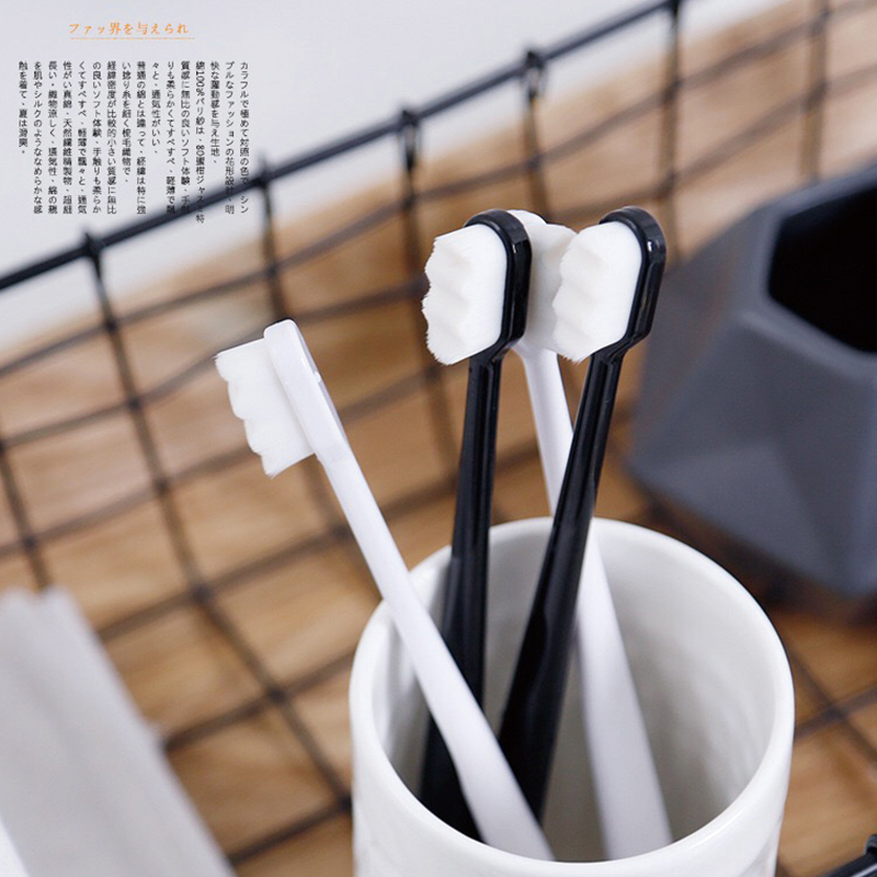 20,000 soft bristles Ultra-fine rice zero irritation gums make toothbrush a treat 