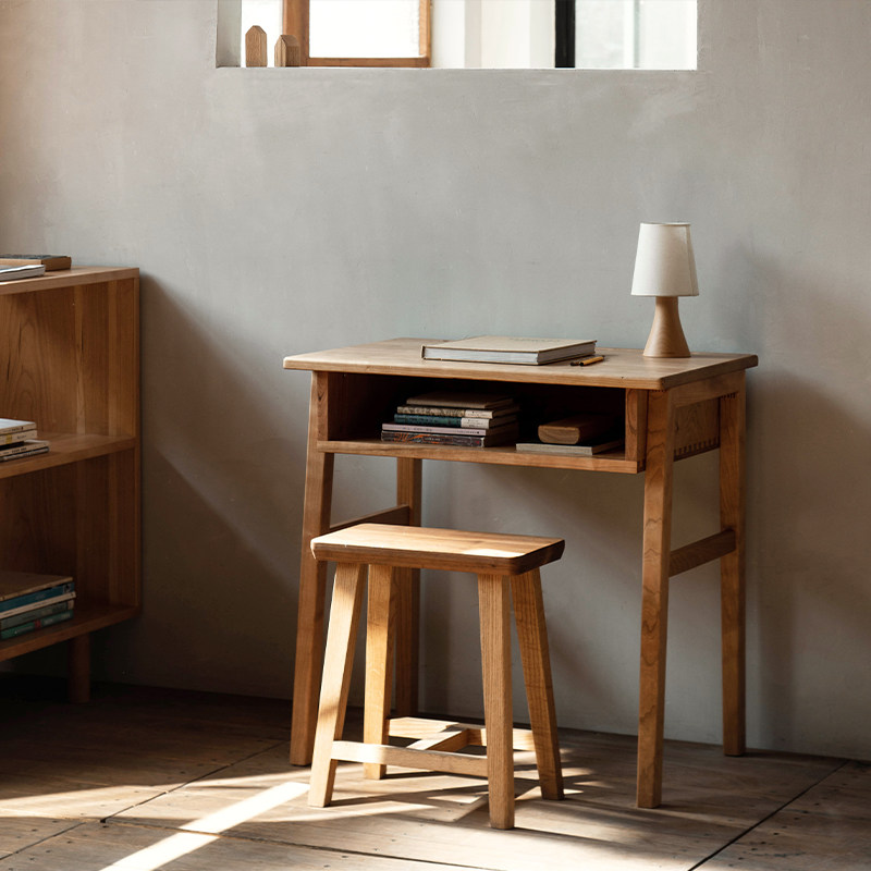 MUMO Wood Ink Nice Desk Brief Modern Desk Book House Bedroom Cherry Wood Solid Wood Containing Desk