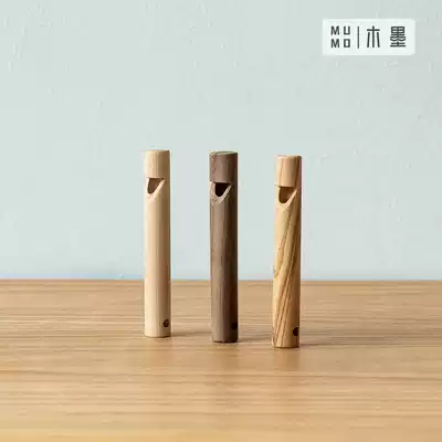 MUMO wood ink Wood whistle children fun olive black walnut hard maple wood lanyard birthday gift creative toy
