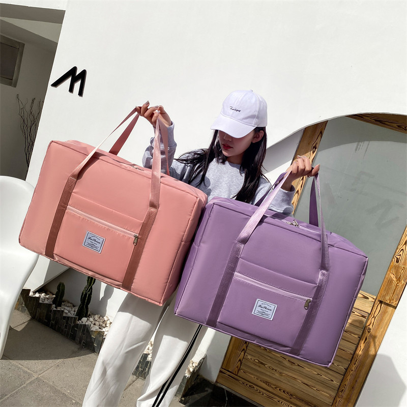 Large-capacity pregnant women expecting to give birth storage bag lightweight portable luggage bag sports fitness bag new fashion travel bag female