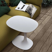 Dining-room tea table Living room Small family Type Nordic modern minimalist Wind Hotel Club GRP Piano Baking Lacquered Sides a few