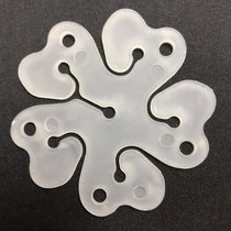  Balloon plum blossom clip Birthday decoration five-petal flower creative styling clip Five-in-one ten-in-one buckle accessories